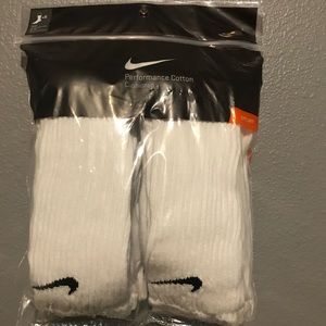 White Nike Socks
